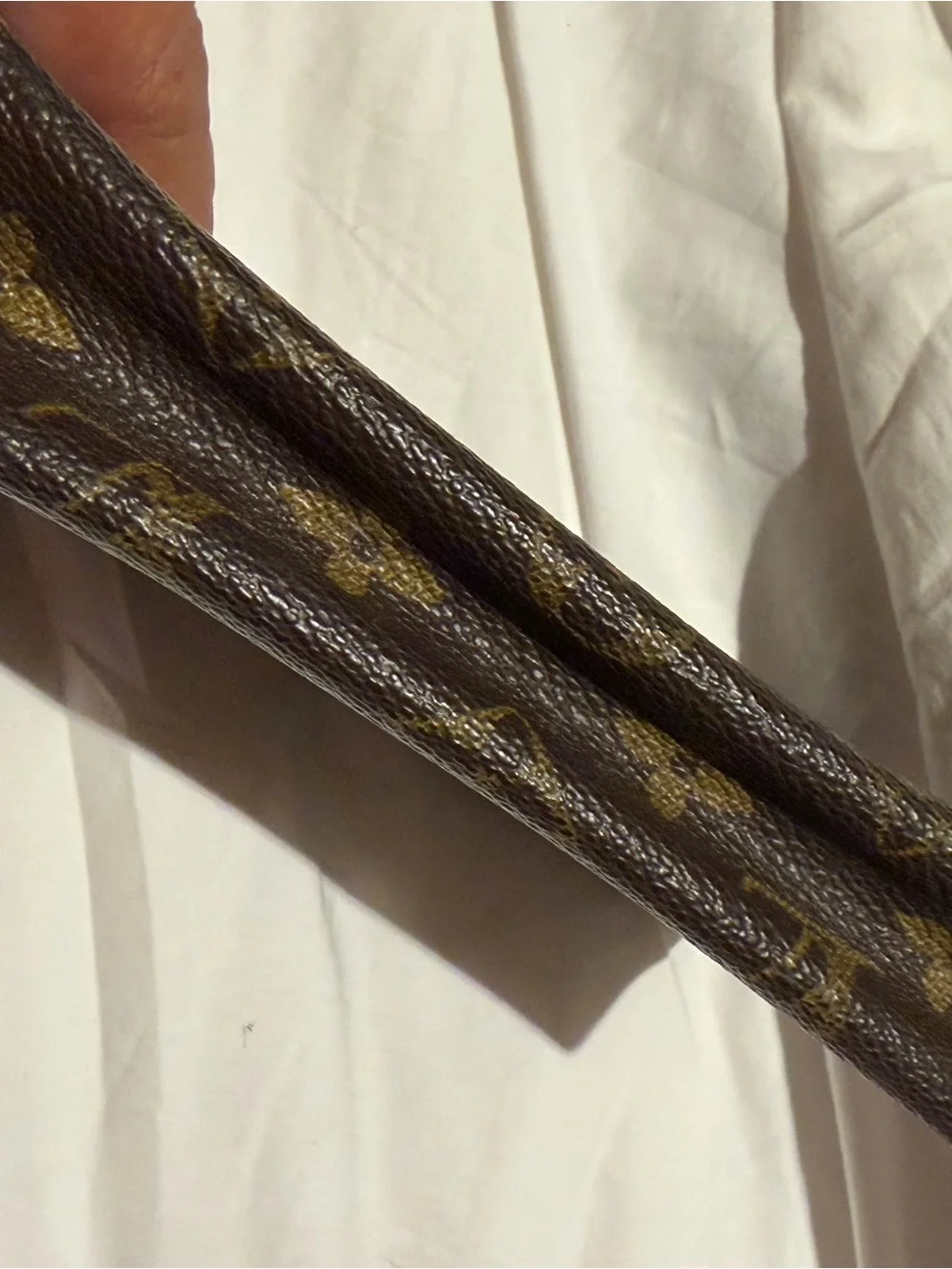 Louis Vuitton vintage Monogram Canvas Pouch - Brown & Gold Accents